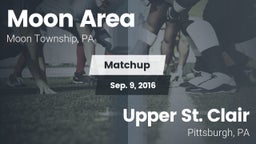 Matchup: Moon Area High vs. Upper St. Clair  2016
