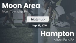 Matchup: Moon Area High vs. Hampton  2016