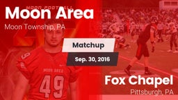 Matchup: Moon Area High vs. Fox Chapel  2016