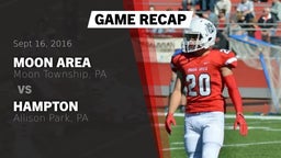 Recap: Moon Area  vs. Hampton  2016