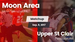 Matchup: Moon Area High vs. Upper St Clair 2017