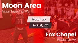 Matchup: Moon Area High vs. Fox Chapel  2017