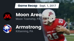 Recap: Moon Area  vs. Armstrong  2017