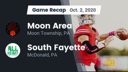 Recap: Moon Area  vs. South Fayette  2020