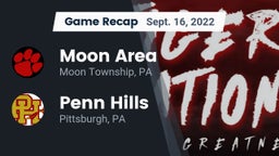 Recap: Moon Area  vs. Penn Hills  2022