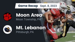 Recap: Moon Area  vs. Mt. Lebanon  2023