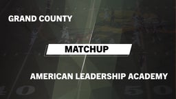Matchup: Grand County vs. American Leadership Academy 2016