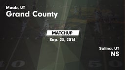 Matchup: Grand County vs. NS  2016