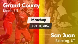 Matchup: Grand County vs. San Juan  2016
