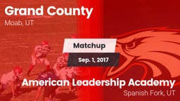 Matchup: Grand County vs. American Leadership Academy  2017