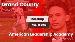 Matchup: Grand County vs. American Leadership Academy  2018