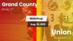 Matchup: Grand County vs. Union  2019