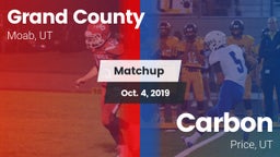 Matchup: Grand County vs. Carbon  2019