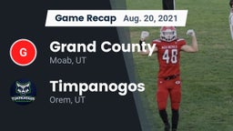 Recap: Grand County  vs. Timpanogos  2021