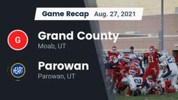 Recap: Grand County  vs. Parowan  2021