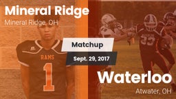 Matchup: Mineral Ridge vs. Waterloo  2017