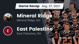 Recap: Mineral Ridge  vs. East Palestine  2021