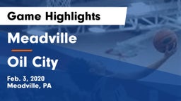 Meadville  vs Oil City  Game Highlights - Feb. 3, 2020