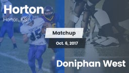 Matchup: Horton vs. Doniphan West 2017