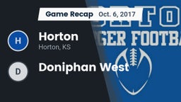 Recap: Horton  vs. Doniphan West 2017