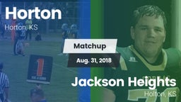 Matchup: Horton vs. Jackson Heights  2018