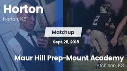 Matchup: Horton vs. Maur Hill Prep-Mount Academy  2018