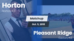 Matchup: Horton vs. Pleasant Ridge  2018