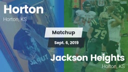 Matchup: Horton vs. Jackson Heights  2019