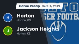 Recap: Horton  vs. Jackson Heights  2019