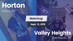 Matchup: Horton vs. Valley Heights  2019