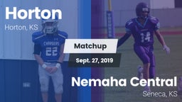 Matchup: Horton vs. Nemaha Central  2019