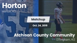 Matchup: Horton vs. Atchison County Community  2019