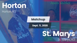 Matchup: Horton vs. St. Marys  2020