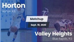 Matchup: Horton vs. Valley Heights  2020
