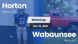 Matchup: Horton vs. Wabaunsee  2020