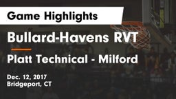 Bullard-Havens RVT  vs Platt Technical - Milford Game Highlights - Dec. 12, 2017