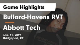 Bullard-Havens RVT  vs Abbott Tech Game Highlights - Jan. 11, 2019