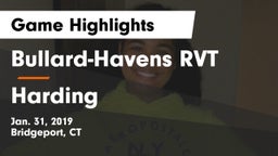 Bullard-Havens RVT  vs Harding  Game Highlights - Jan. 31, 2019