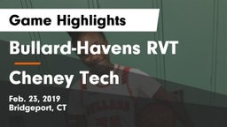Bullard-Havens RVT  vs Cheney Tech Game Highlights - Feb. 23, 2019