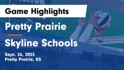 Pretty Prairie vs Skyline Schools Game Highlights - Sept. 26, 2023