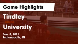 Tindley  vs University Game Highlights - Jan. 8, 2021