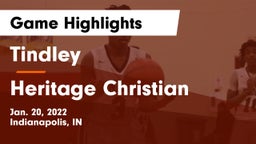 Tindley  vs Heritage Christian  Game Highlights - Jan. 20, 2022