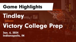 Tindley  vs Victory College Prep Game Highlights - Jan. 6, 2024