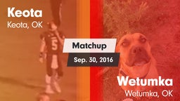 Matchup: Keota vs. Wetumka  2016