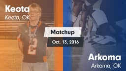 Matchup: Keota vs. Arkoma  2016