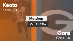 Matchup: Keota vs. Gans  2016