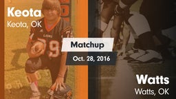 Matchup: Keota vs. Watts  2016