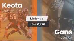 Matchup: Keota vs. Gans  2017