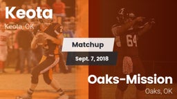 Matchup: Keota vs. Oaks-Mission  2018