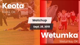 Matchup: Keota vs. Wetumka  2018